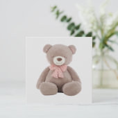 Bear Pink Cartoon (Stehend Vorderseite)