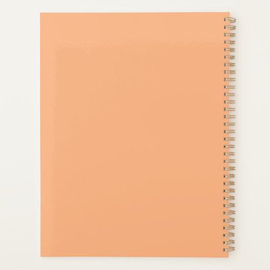 Bear Planner Planer (Rückseite)