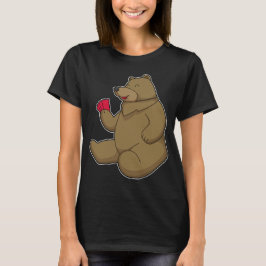 Bear Poker Poker Karten T-Shirt