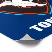 Bear Pong Beer Pong Poster (Ecke)