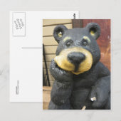 Bear Postkarte (Vorne/Hinten)