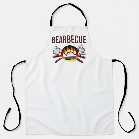 Bear Pride Bearbecue Cool und Spaß Schürze (Vorderseite)