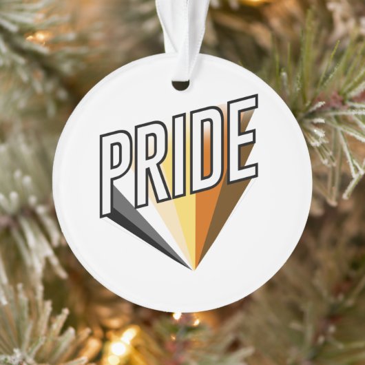 Bear Pride Burst Ornament (Baum)