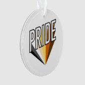 Bear Pride Burst Ornament (Vorderseite)