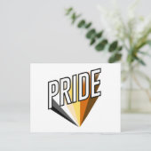 Bear Pride Burst Postkarte (Stehend Vorderseite)