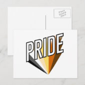 Bear Pride Burst Postkarte (Vorne/Hinten)