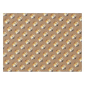 Bear Pride Distressed Paw Tischdecke (Vorderseite (Horizontal))
