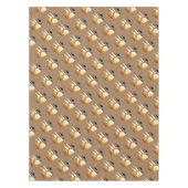 Bear Pride Distressed Paw Tischdecke (Vorderseite)