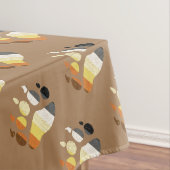 Bear Pride Distressed Paw Tischdecke (Beispiel)