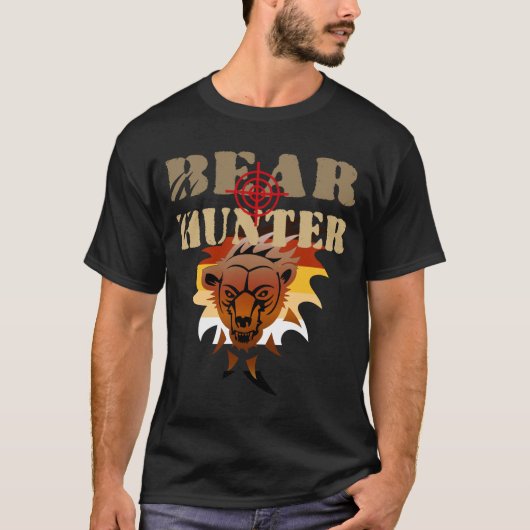 BEAR PRIDE FARBEN BEAR HUNTER T-Shirt (Vorderseite)
