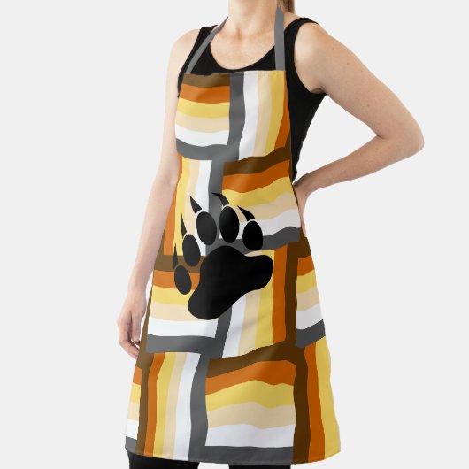 Bear Pride Flag Inspirierte Schürze (InSitu)