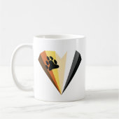 Bear Pride Heart Classic Tasse (Links)