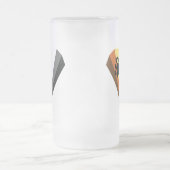 Bear Pride Heart Mattiert Glass Tasse (Mittel)