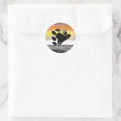 Bear Pride Paint Runder Aufkleber (Tasche)