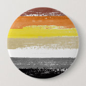 Bear Pride Paint Streifen Button (Vorderseite)