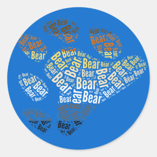 BEAR PRIDE -.png Runder Aufkleber