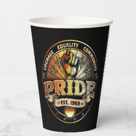Bear Pride seit 1969 Pappbecher