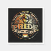 Bear Pride seit 1969 Serviette (Vorderseite)