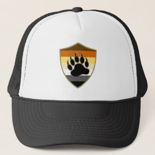 Bear Pride Shiled Bären Paw -Hat Truckerkappe