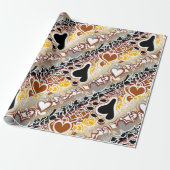 Bear Pride Squiggle Geschenkpapier (Ungerollt)