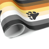 BEAR PRIDE STRIPED PAY HORIZONTAL GESCHENKPAPIER (Rolleneckpunkt)