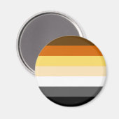 BEAR PRIDE STRIPES MAGNET (Vorderseite/Rückseite)