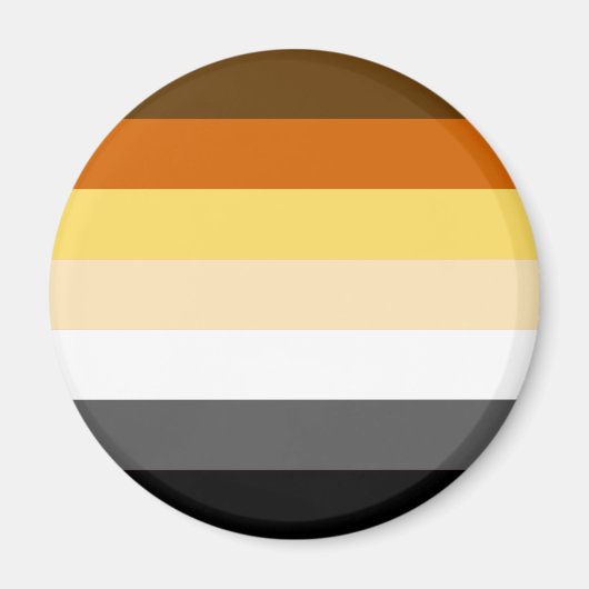 BEAR PRIDE STRIPES MAGNET (Vorne)