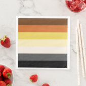 Bear Pride Stripes Napkins Serviette (Beispiel)