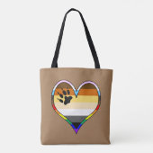 Bear Pride Tote Bag Tasche (Rückseite)