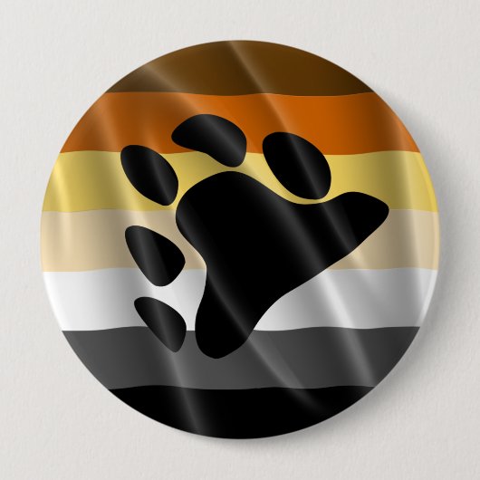 BEAR PRIDE WAVY DESIGN BUTTON (Vorderseite)