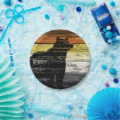 Bear Pride Wood Art Pappteller (Party)