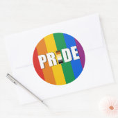 BEAR PRIDE WORT FLAG RUNDER AUFKLEBER (Umschlag)