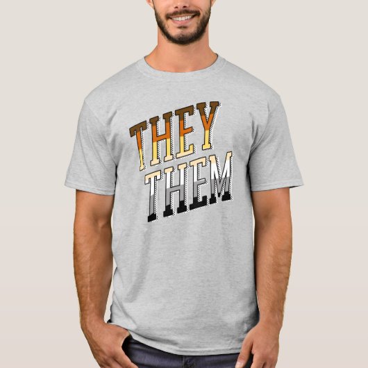 Bear Pronouns Sie/sie T - Shirt (Vorderseite)