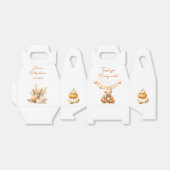 Bear Pumpkin Bearly Wait Baby ShowerFavor Box Geschenkschachtel (Ungefaltet)