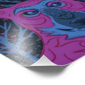 BEAR PURPLE FOTODRUCK (Ecke)