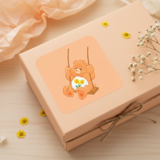 Bear Quadratischer Aufkleber