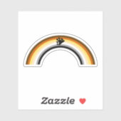 Bear Rainbow Aufkleber (Blatt)
