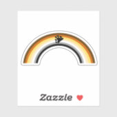 Bear Rainbow Aufkleber (Blatt)