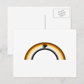 Bear Rainbow Postkarte (Vorne/Hinten)