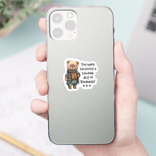 Bear RAK Sticker (Telefon)