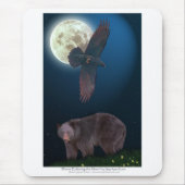BEAR & RAVEN Art Mousepad (Vorne)