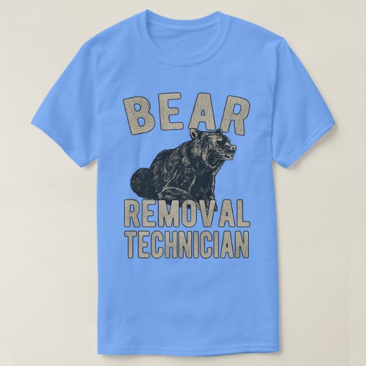 Bear Removal Technician Bear Jagen Lover Premiu T-Shirt (Design vorne)