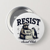 Bear Resist Protect National Park Anti Trump 8647 Button (Vorne & Hinten)