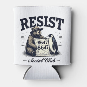 Bear Resist Protect National Park Anti Trump 8647 Dosenkühler
