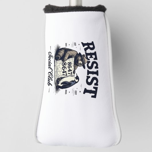 Bear Resist Protect National Park Anti Trump 8647 Golf Headcover (Rotieren 90)