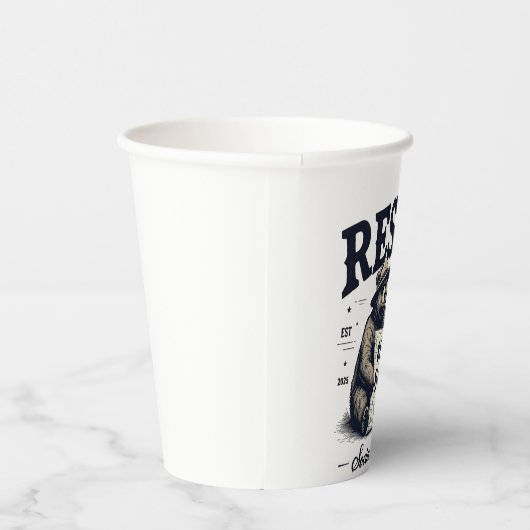 Bear Resist Protect National Park Anti Trump 8647 Pappbecher (Rechts)