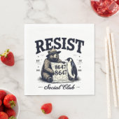 Bear Resist Protect National Park Anti Trump 8647 Serviette (Beispiel)