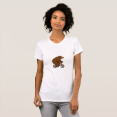 Bear Riding a Bike T-Shirt (Vorne ganz)