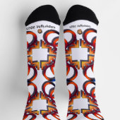 BEAR RINGS Crew Socks Socken (Oben)