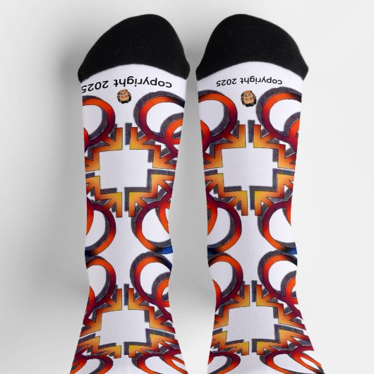 BEAR RINGS Crew Socks Socken (Oben)